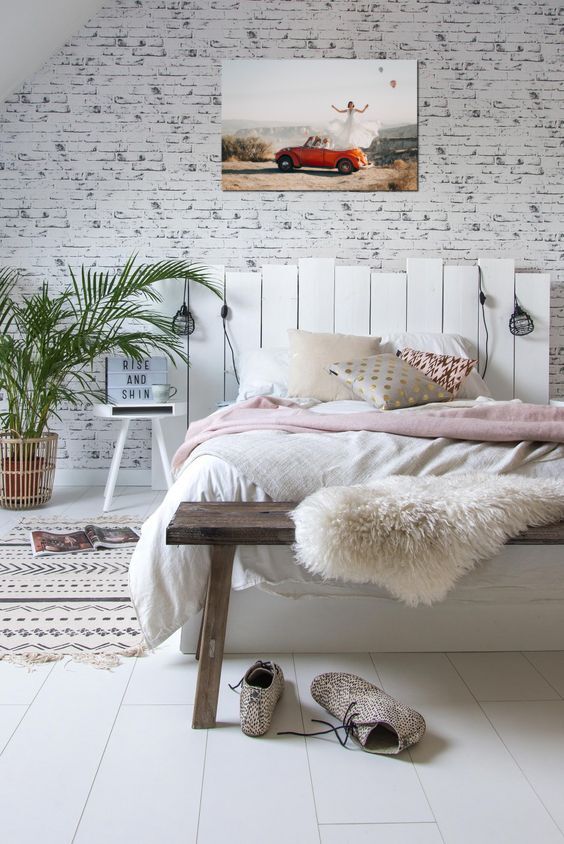 Falikép a hálószobában